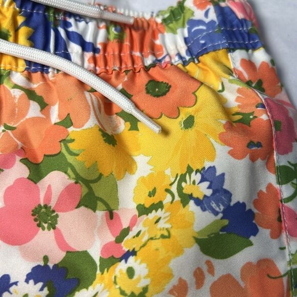 Janie and Jack 100049151 Boy Golden Floral Floral Swim Trunk size 6-12 M NWT - Picture 7 of 12